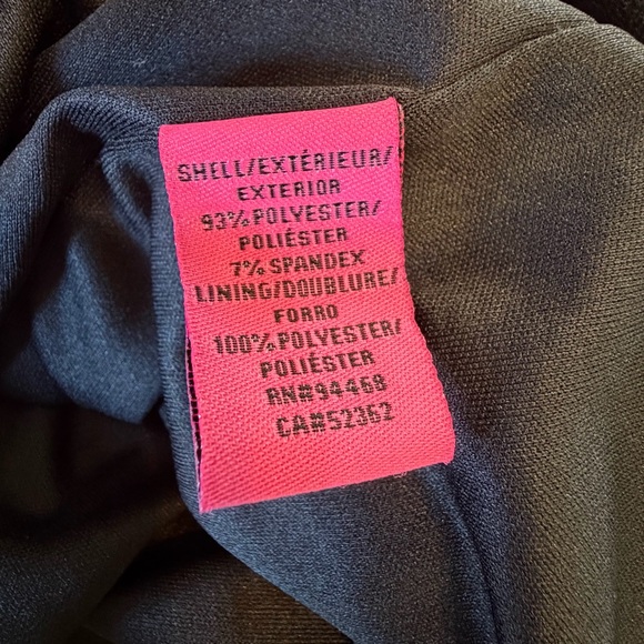 Betsey Johnson Black floral fit and flare bell sleeve midi dress L/XL see pics - Picture 8 of 9